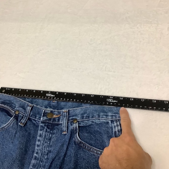 Wrangler Cowboy Cut Slim Fit Jeans Sz 30W 34L - Picture 4 of 7